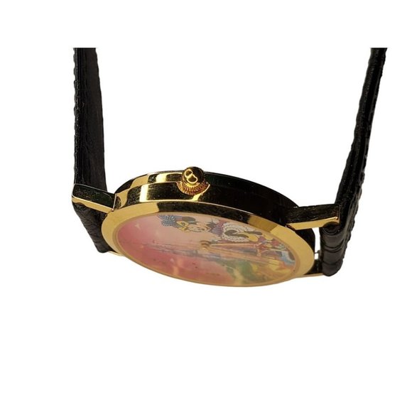 VTG Minnie Mouse Watch Ladies Euro Disney 1421/200 Limited Edition Gold Tone - Picture 5 of 6